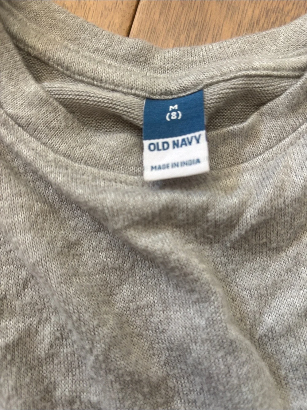Old navy Girls' Long Sleeve Peplum Top - Gray
